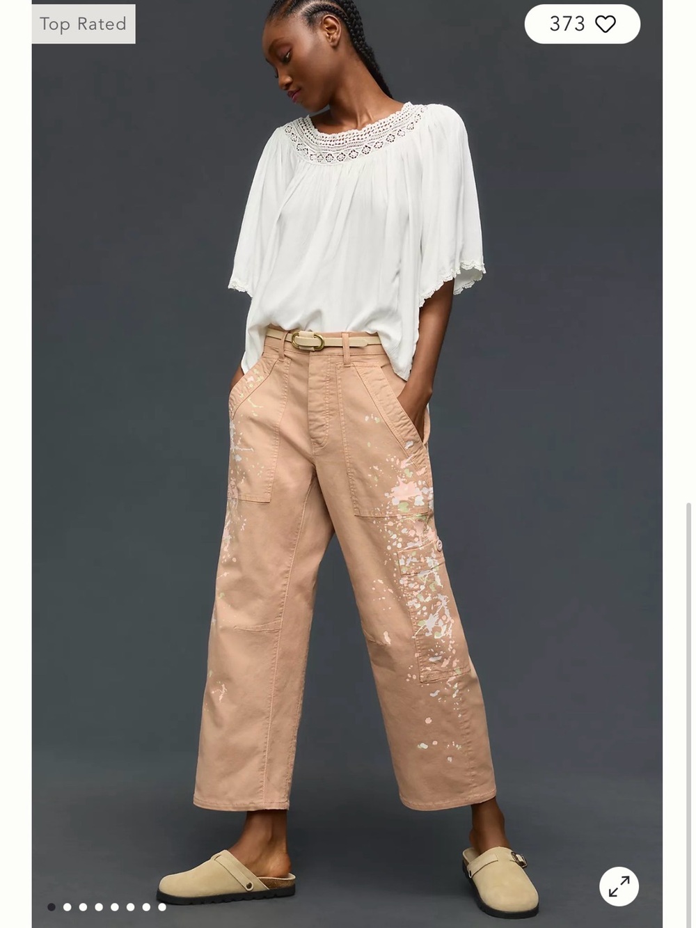 Anthropologie Pilcro Millie Low-Slung Barrel Pants